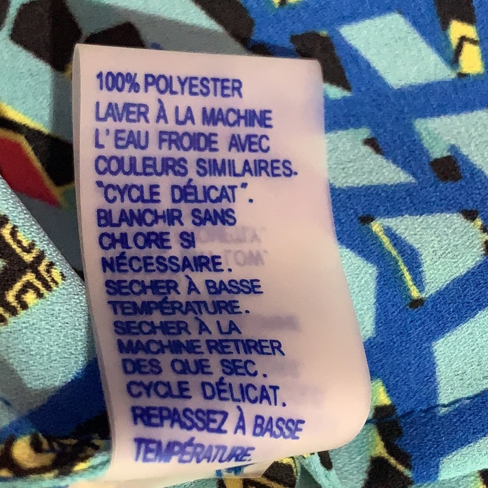 Peter Nygard Multi Color Abstract Print 3/4 Lengt… - image 6